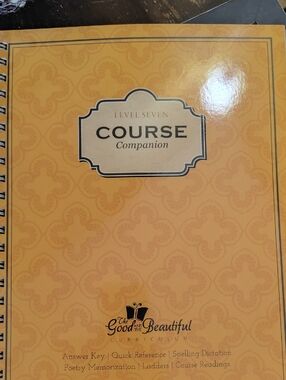 Level Seven Course Companion  The Good And The Beautiful Language Homeschool